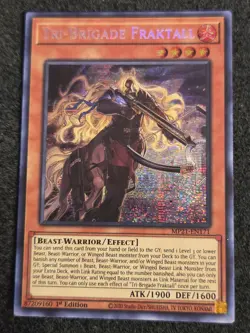Yugioh Tri-Brigade Fraktall - MP21-EN171 - Prismatic Secret Rare - 1st Ed NM - Image 1