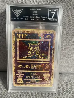 Pokemon TCG Ancient Mew Pokemon Promos Regular Promo Graded 7 - Image 1