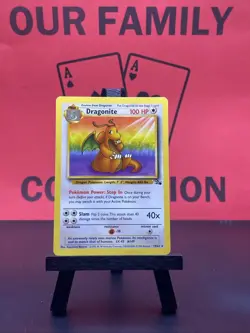 Dragonite 19/62 Fossil WOTC Pokemon TCG Regular Rare 1999 LP - Image 1