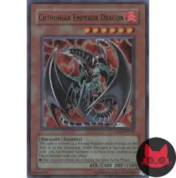 Yugioh Chthonian Emperor Dragon TAEV-EN019 Ultra Rare LP - Image 1