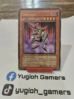 Yu-Gi-Oh Drillago IOC Rare Light Played - Image 1