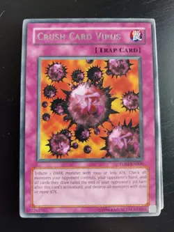 Crush Card Virus TU01-EN006 NM Rare Yugioh TCG Card English - Image 1