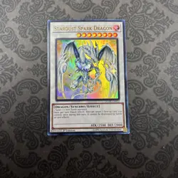 Yugioh! Stardust Spark Dragon - DUDE-EN012 - Ultra Rare - 1st Edition - Image 1