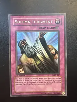 Solemn Judgment - MRD-127 - Near Mint NM - Ultra Rare - 1st Edition - Image 1