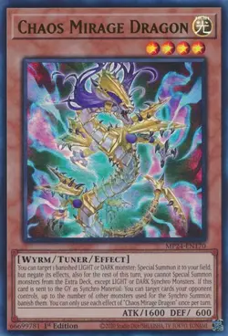 Chaos Mirage Dragon - Yu-Gi-Oh! - NM - 1st Edition - HOLO - Image 1