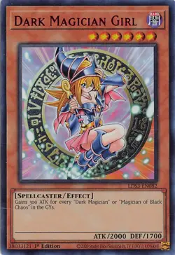 YuGiOh Legendary Duelists Season 3 - Dark Magician Girl (Red) Foil Ultra Rare - Image 1