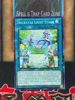 Yugioh Trickstar Light Stage SP18-EN040 Starfoil Common 1st Ed LP - Image 1