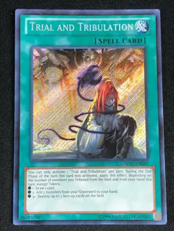 YUGIOH TRIAL AND TRIBULATION GAOV-EN087 SECRET NM - Image 1