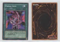Primal Seed 1st Ed. YuGiOh Invasion of Chaos #IOC-042 2004 0l37 - Image 3
