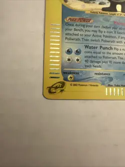 Pokemon TCG Poliwrath Expedition Holo Rare Card 24/165 - Image 2