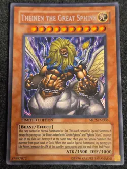 Theinen the Great Sphinx - MC2-EN006 - Secret Rare - Limited Edition VLP YuGiOh! - Image 1