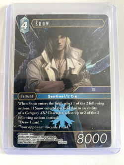 Final Fantasy Trading Card Game - Snow 26-035R (Foil) - Image 1