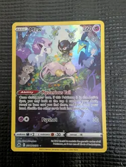 Pokemon Mew TCG Card Crown Zenith Galarian Gallery GG10/GG70 NM/M Condition - Image 1