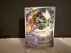 2025 Pokemon Tornadus 210 White Flare ETB Full Art Black Star Promo Card NM+ - Image 1