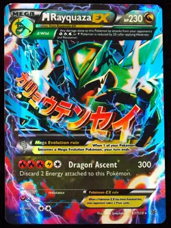 M Rayquaza EX 61/108 NM/M XY Roaring Skies Pokemon Card - Image 1