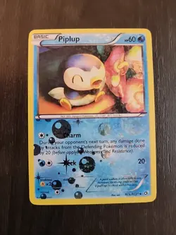 Piplup RC6/RC25 Radiant Holo Uncommon Card Pokemon Legendary Treasures - Image 1