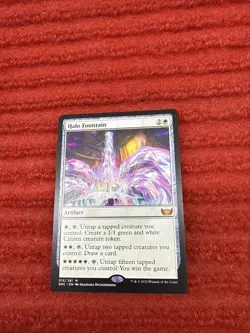 Halo Fountain MTG Streets of New Capenna Mythic Card 015/281 Regular - Image 1