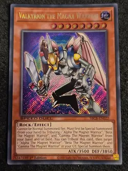 Yugioh Valkyrion The Manga Warrior SBCB-EN022 1st Edition Secret Rare NM - Image 1