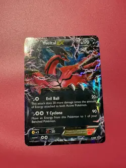 Yveltal EX XY08 Ultra Rare Black Star Promo Pokemon Card English 2014 - Image 1