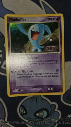 Wobbuffet 24/108 EX Power Keepers Reverse Holo Stamped Pokemon Card NM - Image 1