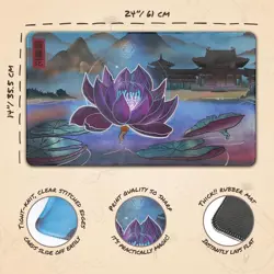 Durable Dark Lotus MTG Playmat - Perfect for Serious Card Game Enthusiasts - Image 4