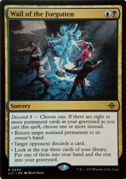 0244 WALL OF THE FORGOTTEN RARE THE LOST CAVERNS OF IXALAN MTG CARD - Image 1