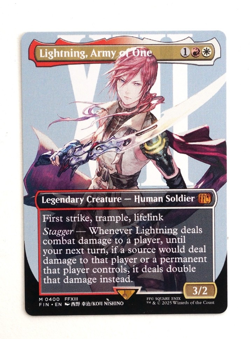Lightning Army of One Extended Art Card - Image 1