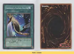Gryphon's Feather Duster 1st Ed. YuGiOh Invasion of Chaos #IOC-091 2004 READ 3y7 - Image 3