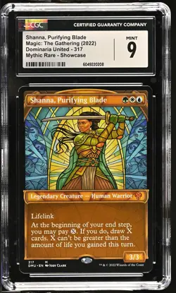 SHANNA, PURIFYING BLADE Dominaria United Showcase Mythic CGC 9 MTG [Nostalgium] - Image 1