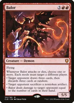 MTG Balor (162/1080) Commander Legends Battle for Baldur's Gate LP - Image 1