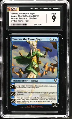 TAMIYO, THE MOON SAGE Avacyn Restored Foil Mythic CGC 9 MTG [Nostalgium] - Image 1