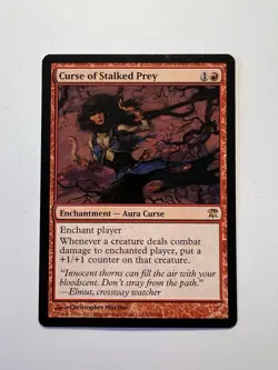 Curse of Stalked Prey - MTG Innistrad - NM - Image 1