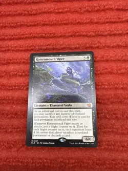 MTG Rottenmouth Viper #0107 Mythic Bloomburrow (BLB) - Image 1