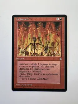 Incinerate - MTG Ice Age - NM - Image 1