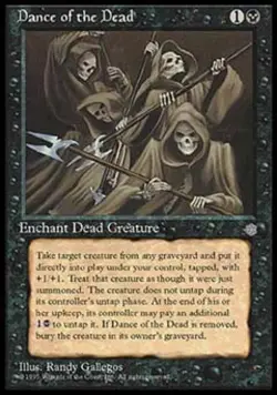 MTG - Dance of the Dead - Ice Age - Light Play - Normal - Image 1