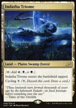 Indatha Triome ~ Ikoria: Lair of Behemoths [ Excellent ] [ Magic MTG ] - Image 1