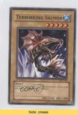 Terrorking Salmon 1st Ed. YuGiOh Invasion of Chaos #IOC-060 2004 READ 3y7 - Image 1