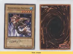 Terrorking Salmon 1st Ed. YuGiOh Invasion of Chaos #IOC-060 2004 READ 3y7 - Image 3