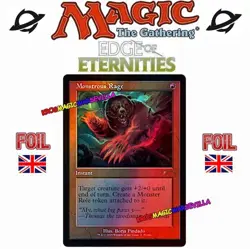 MTG Monstrous Rage PROMO FOIL Standard Showdown EDGE OF ETERNITIES ENGLISH NM - Image 1