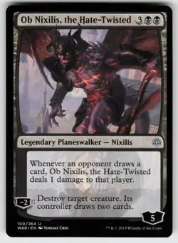 Ob Nixilis, the Hate-Twisted U War of the Spark 100 MTG - Image 1