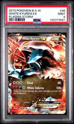 PSA 9 White Kyurem Ex Plasma Storm #96 2013 Pokemon Plasma Storm 120373581 - Image 1