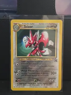 Pokemon TCG Scizor 33 Black Star Promo NM - Image 1