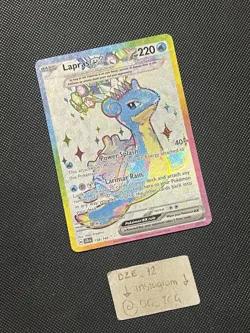 Pokemon Stellar Crown - Lapras Ex - 158/142 - Full Art Rare - M/NM - Image 3