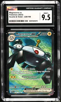 2023 Pokemon Scarlet & Violet #226/198 Magnezone ex CGC 9.5 - Image 1