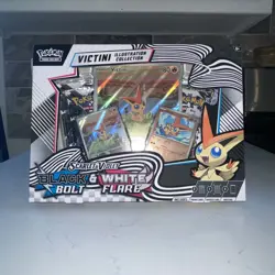 Pokemon TCG Black Bolt White Flare Victini Illustration Collection Sealed - Image 1