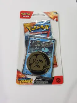Pokemon Scarlet And Violet/ Surging Sparks Booster Pack With Coin - Wooper - Image 1