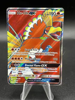 Ho-Oh GX (Full Art) | 131/147 Ultra Rare | SM: Burning Shadows Pokemon| NM ZA1 - Image 1