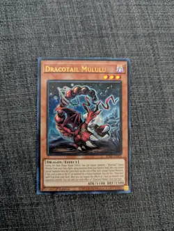 Dracotail Mululu JUSH-EN005 Ultra Rare 1st Ed NM YuGiOh - Image 1