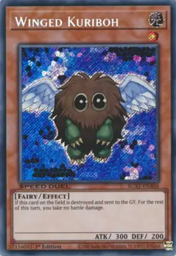 Yugioh! Winged Kuriboh - SGX1-ENA06 - Secret Rare - 1st Edition Near Mint, Engli - Image 1