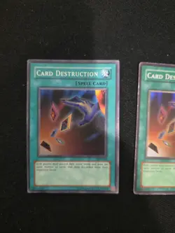 Card Destruction SDY-042 Super Rare Holo Unlimited Edition Yugioh 2 Card - Image 1